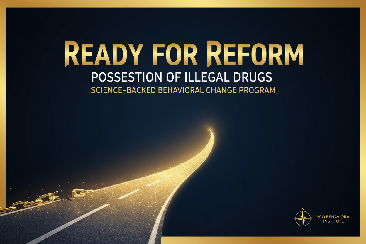 Ready for Reform – Possession of Illegal Drugs Course Cover